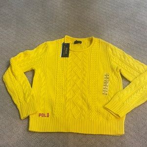 Polo Ralph Lauren yellow sweater